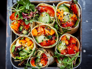 Glutenfreie Gemüse-Wraps